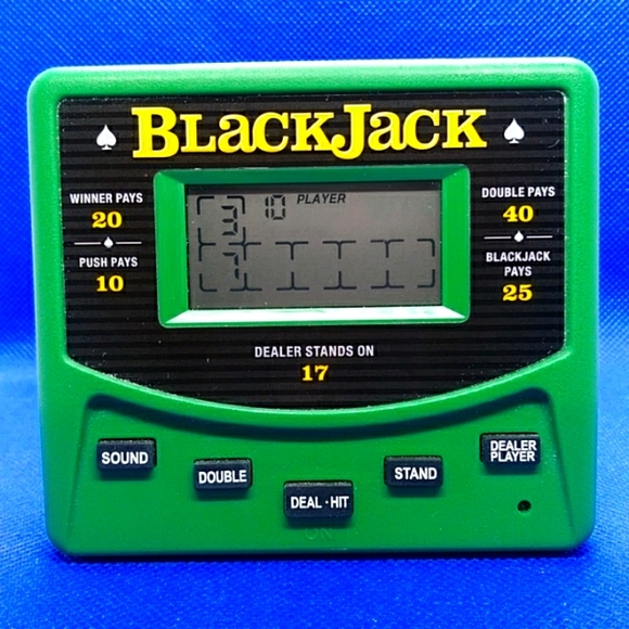 Blackjack Portable Electronic Handheld Game - Picture 3 of 3